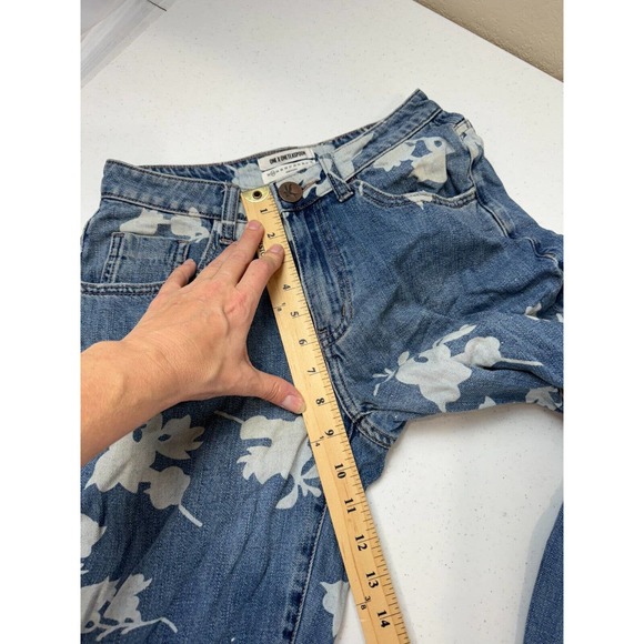 One Teaspoon Womens Awesome Baggies Jean Sz 23 Havana Floral High Waist Straight - Picture 11 of 16